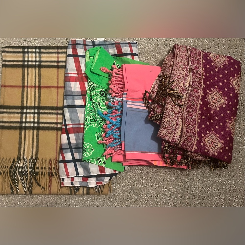 Set of 5 Scarves for Women